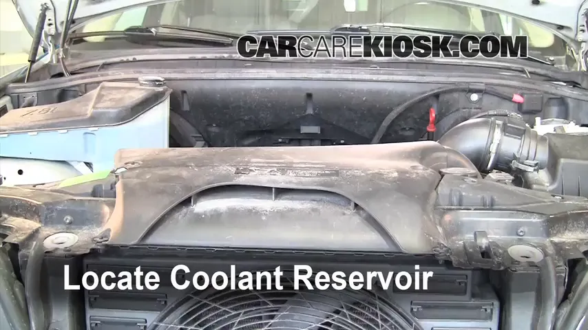 2001 BMW X5 3.0i 3.0L 6 Cyl. Coolant (Antifreeze) Add Coolant